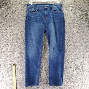 Old Navy Jeans Womens 10 Blue Wow Boyfriend Mid-Rise Stretch Denim